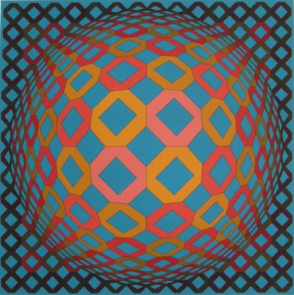 Serigrafia Vasarely - Untitled