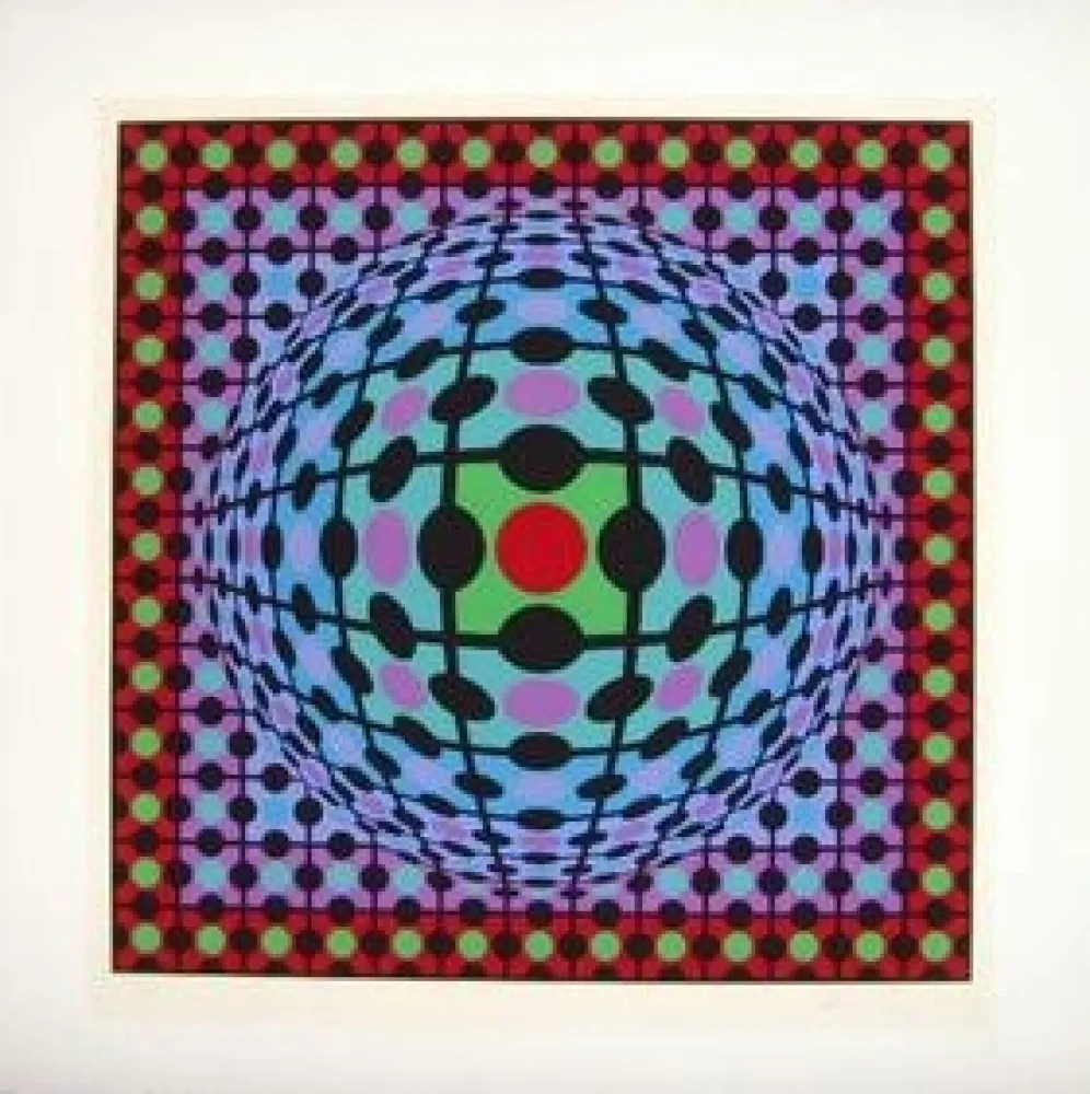 Serigrafia Vasarely - Untitled