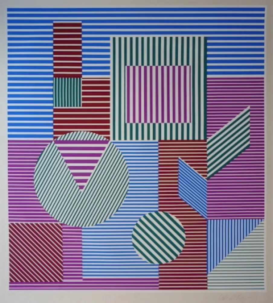Serigrafia Vasarely - Untitled
