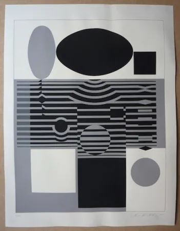 Serigrafia Vasarely - Untitled