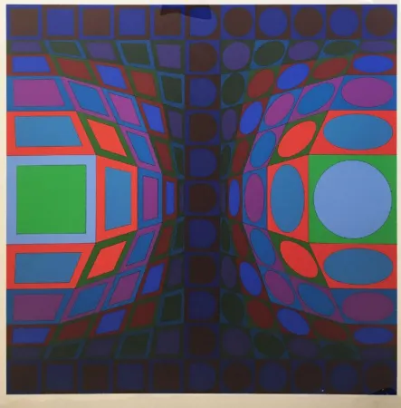 Serigrafia Vasarely - Viva