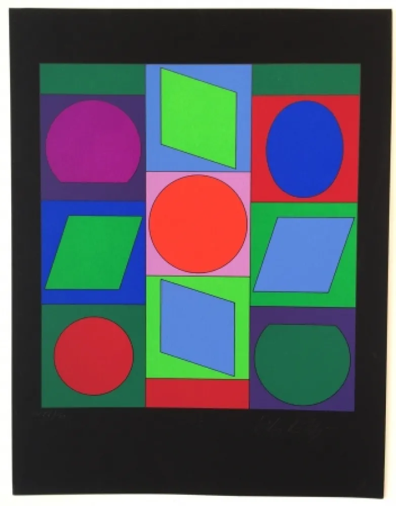 Serigrafia Vasarely - Zaphir