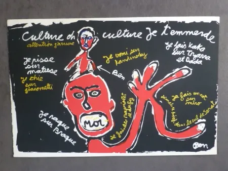 Serigrafia Vautier - Culture oh culture...