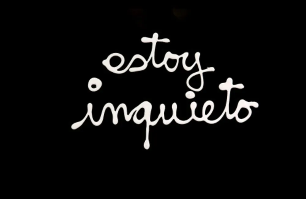 Serigrafia Vautier - Estoy inquieto