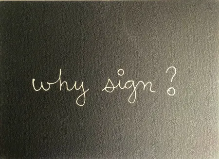 Serigrafia Vautier - Why sign?