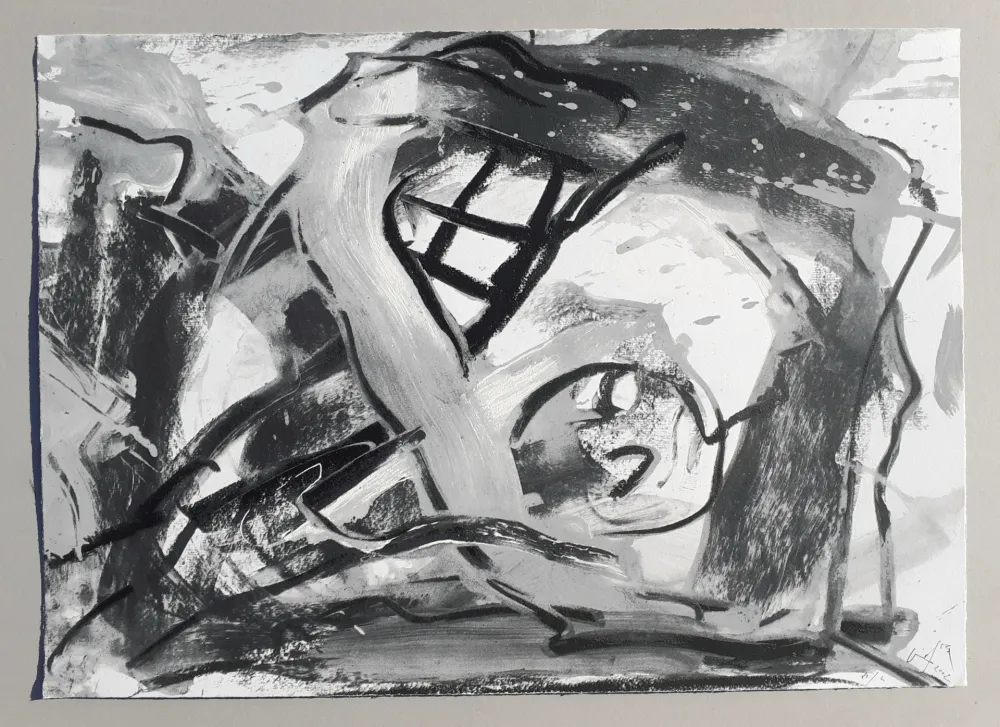 Serigrafia Vedova - Composizione