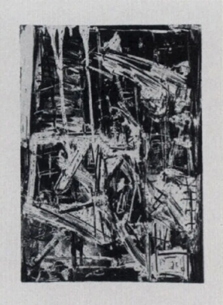 Gravura Vedova - Fusilamientos