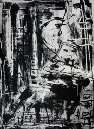 Litografia Vedova - Immanente 1