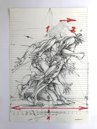 Serigrafia Velickovic - Etude de mouvement