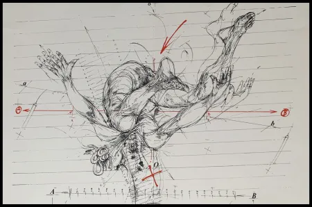 Serigrafia Velickovic - La chute