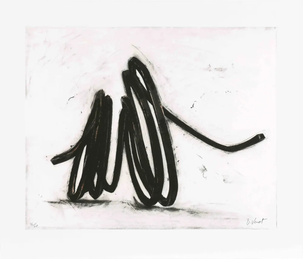 Água-Forte Venet - Indeterminate line I