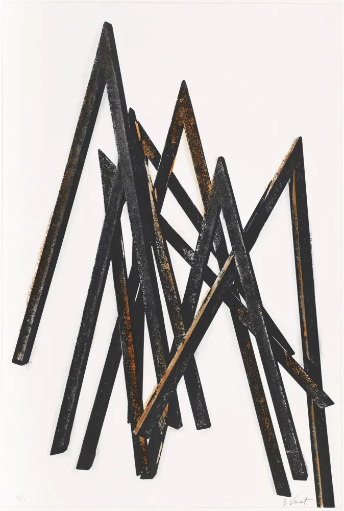 Serigrafia Venet - Untitled I (Angels)