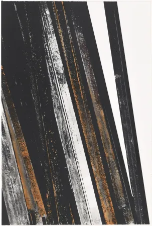 Serigrafia Venet - Untitled II (Lignes droites)