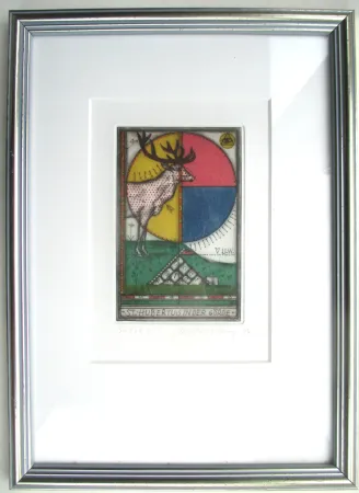 Água-Forte E Água-Tinta Vennekamp - St Hubertus in der Görde