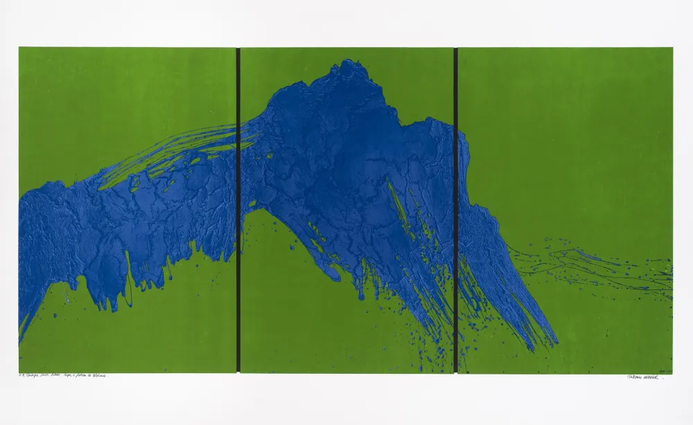 Serigrafia Verdier - Montagne Sainte-Victoire, depuis le plateau de Bibémus