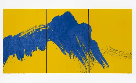 Serigrafia Verdier - Montagne Sainte-Victoire, depuis le plateau de Bibémus, un jour d'été