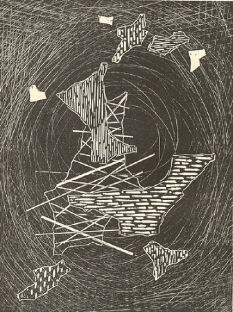 Xilogravura Veronesi - Aspettando il gran vento I