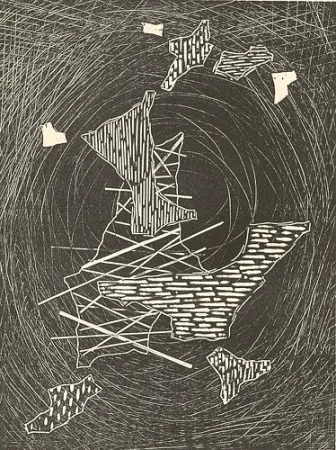 Xilogravura Veronesi - Aspettando il gran vento I