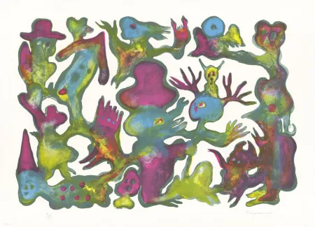 Litografia Verschaere - Elephant Man