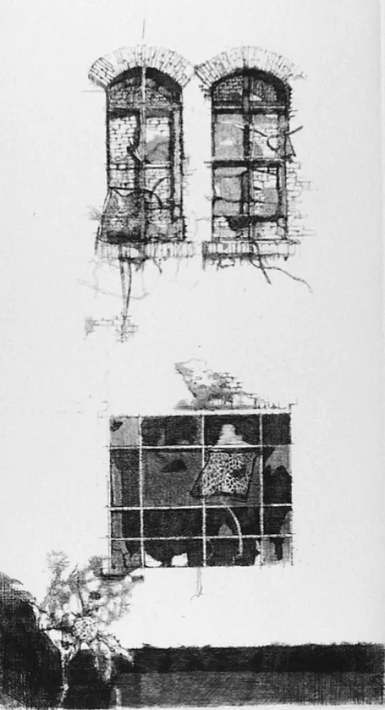 Água-Forte Vespignani - Tre finestre