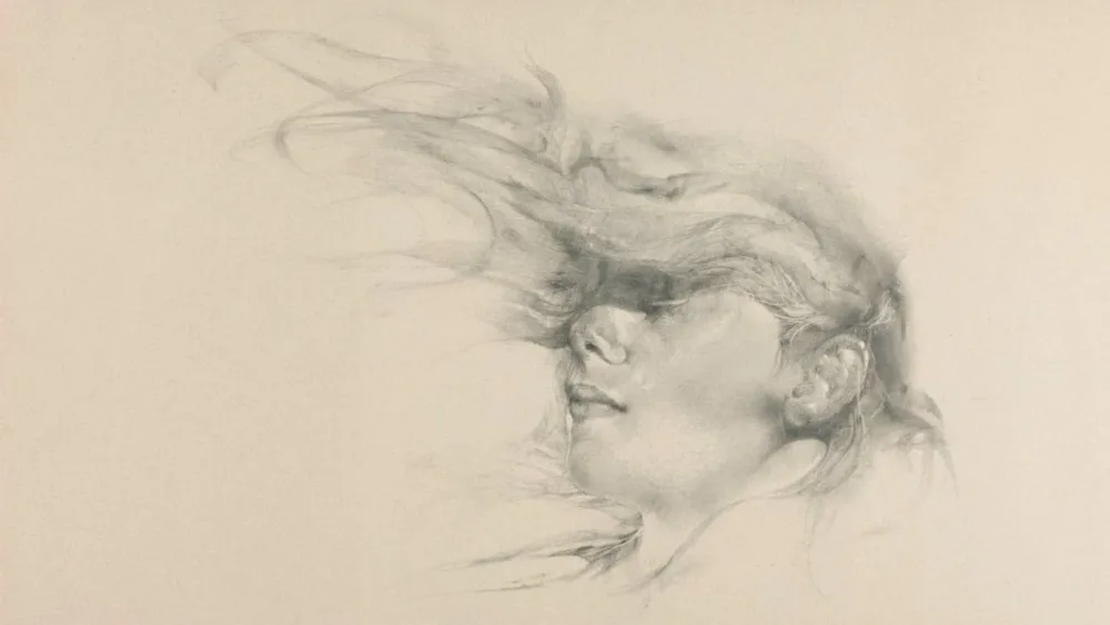 Monotipia Vespignani - Volto