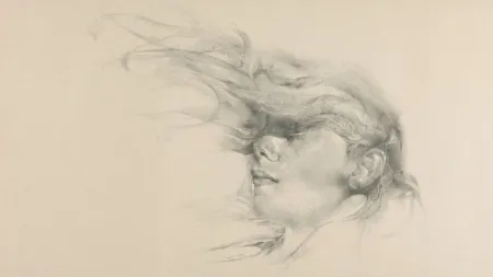 Monotipia Vespignani - Volto