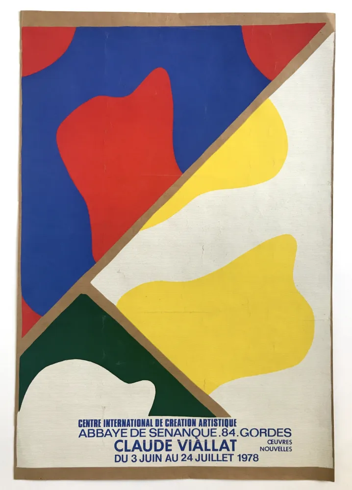 Cartaz Viallat - Abbaye de Sénanque, Gordes