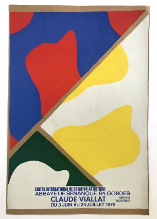 Cartaz Viallat - Abbaye de Sénanque, Gordes