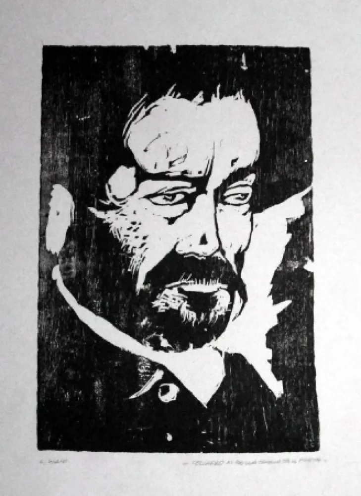 Xilogravura Viani - Capitano di mare