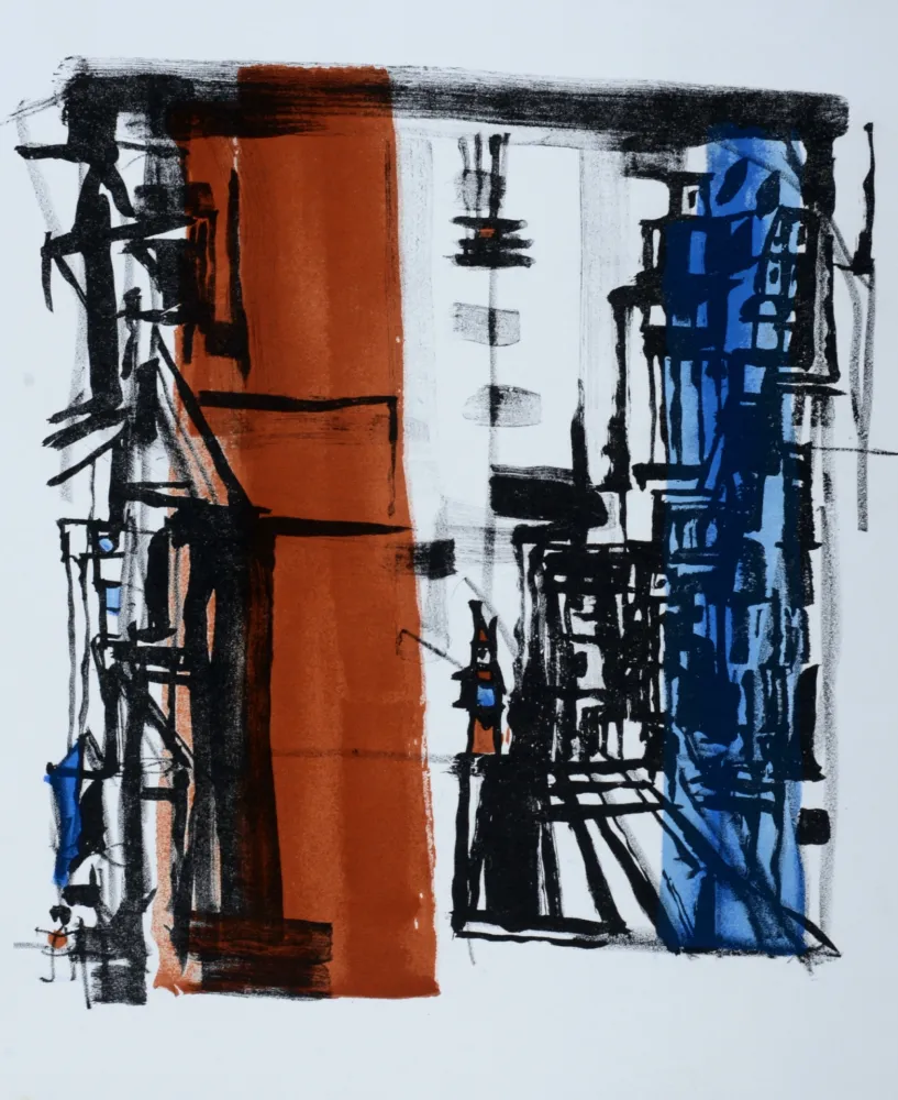 Litografia Vieira Da Silva - Bellini, 1977