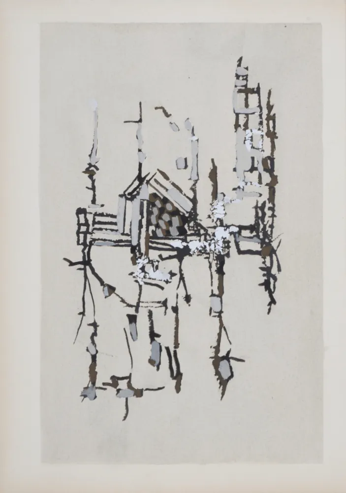 Estêncil Vieira Da Silva - Et puis voilà (#E), 1951