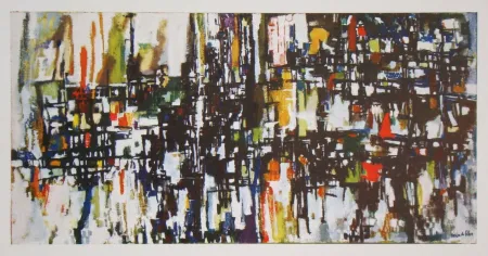 Heliogravura Vieira Da Silva - Jardin - 1955