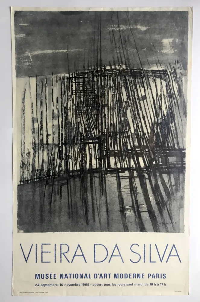 Cartaz Vieira Da Silva - Musée national d'art moderne