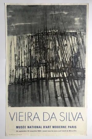Cartaz Vieira Da Silva - Musée national d'art moderne