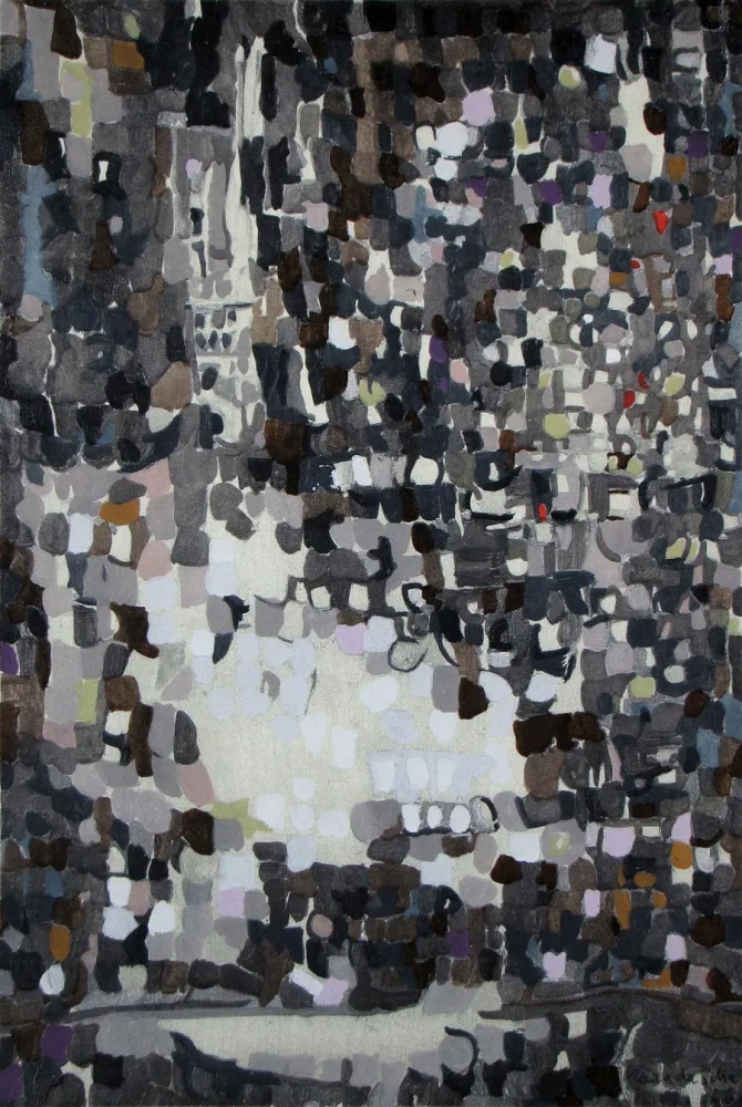 Estêncil Vieira Da Silva - Peinture, 1956