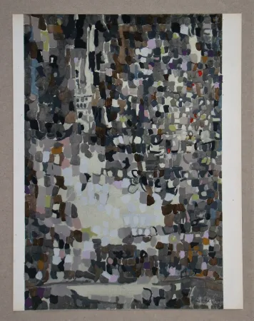 Estêncil Vieira Da Silva - Peinture, 1956