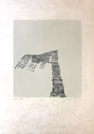 Litografia Vieira Da Silva - Sans titre 3