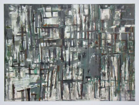 Heliogravura Vieira Da Silva - Sylvestre - 1953
