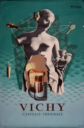 Litografia Vilató - Vichy Capitale Thermale, 1951