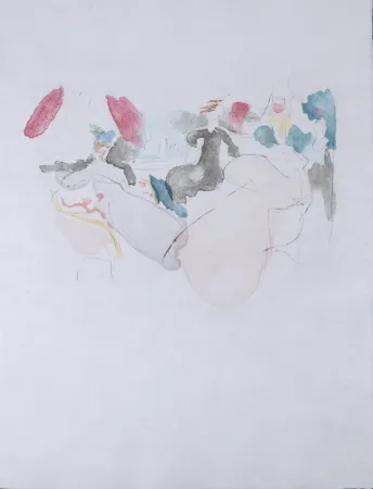 Gravura Villon - 3 Figures, 1962