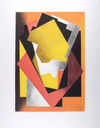 Água-Tinta Villon - Composition, circa 1960