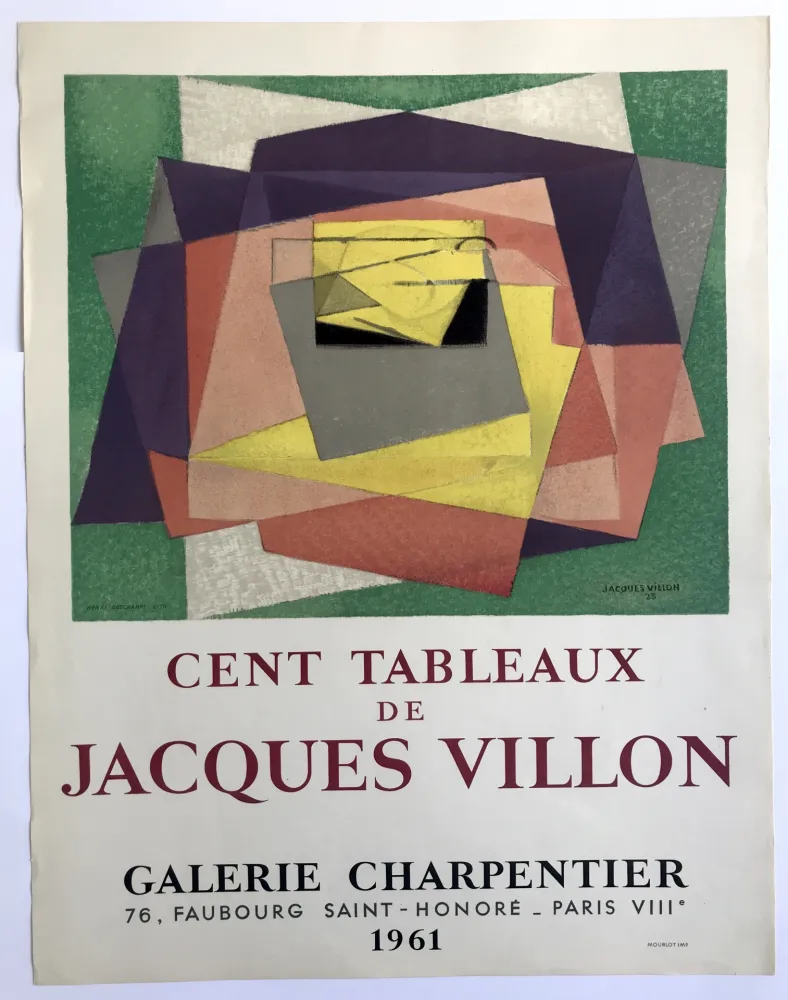 Cartaz Villon - Galerie Charpentier