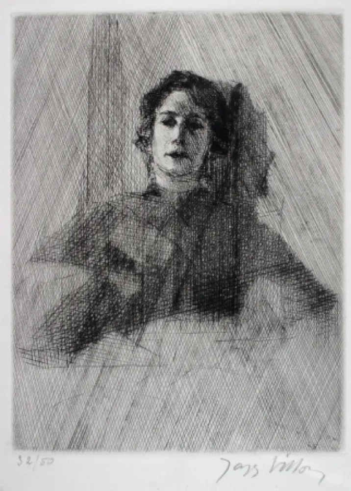 Gravura Villon - Mademoiselle Bea