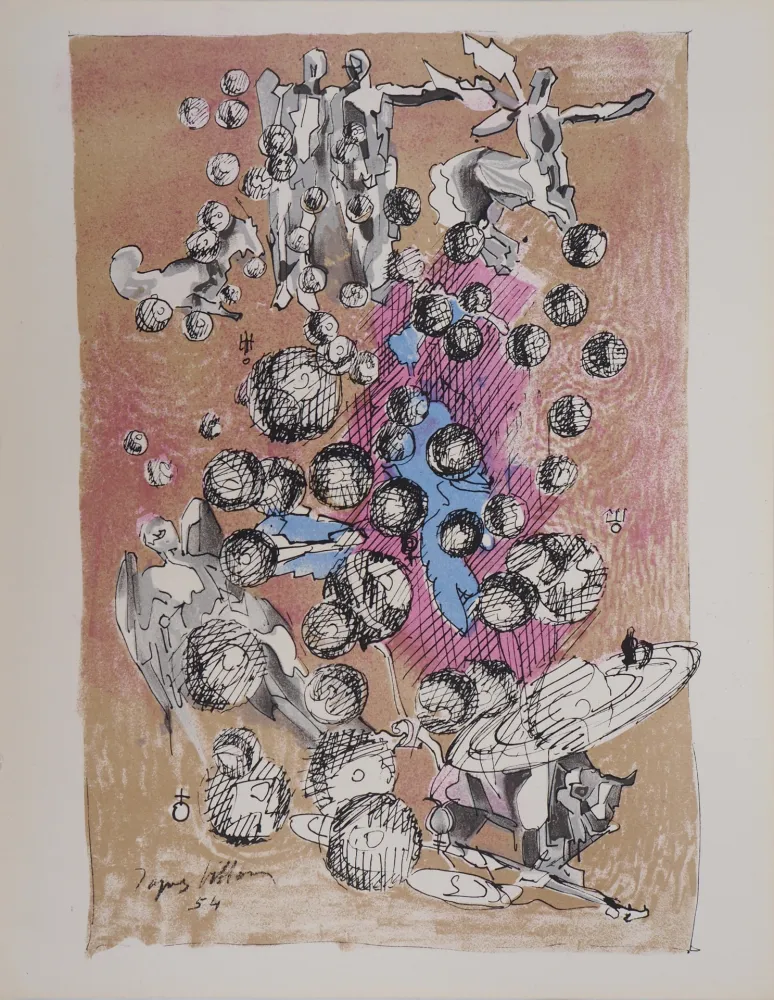 Litografia Villon - Mondes (Mythologie)