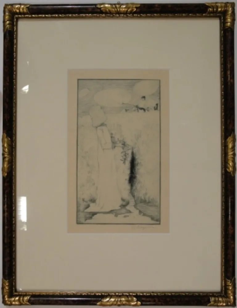 Água-Forte Vogeler - Am Quell