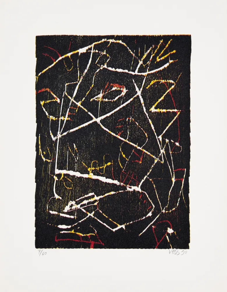 Xilogravura Voss - Sentiers