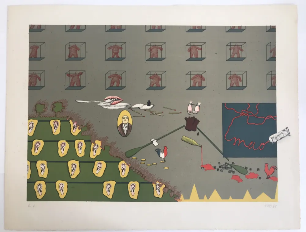 Litografia Voss - Voyageurs solitaires