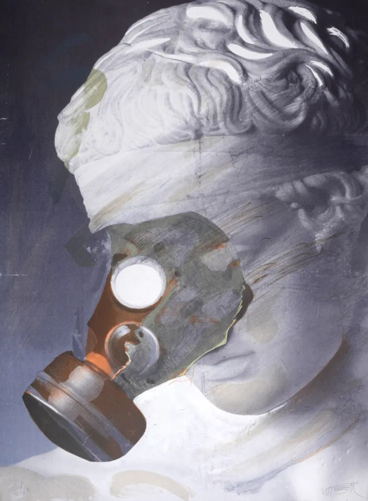 Litografia Vostell - Composition