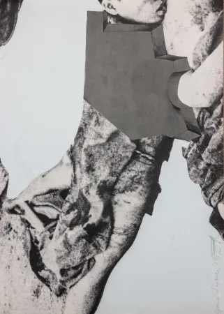 Litografia Vostell - SENZA TITOLO