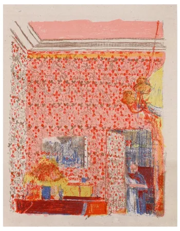 Litografia Vuillard - Paysage et intérieur 3